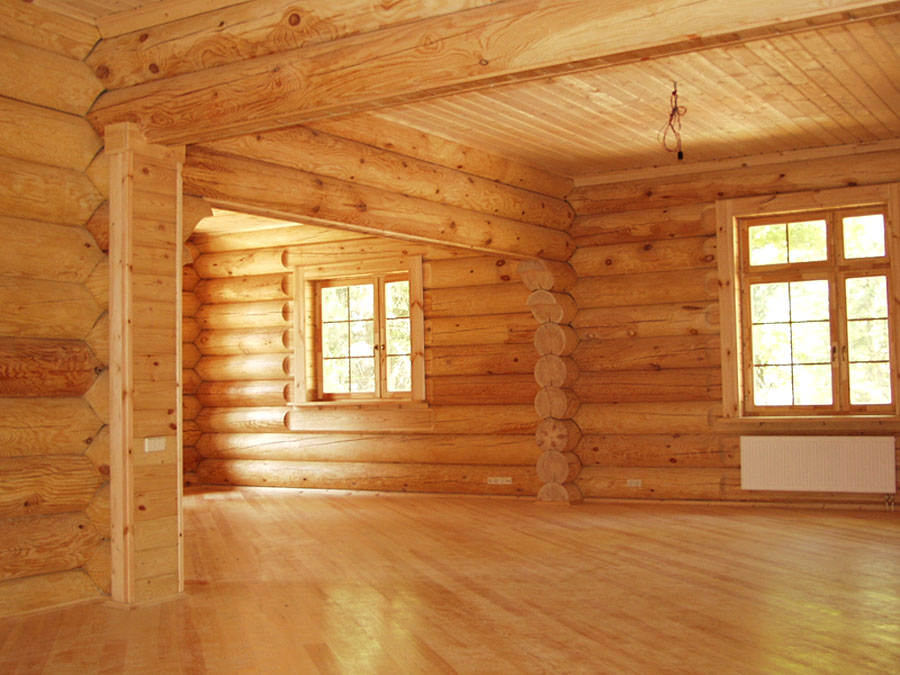 Сухая стяжка или насыпные полы в деревянном коттедже