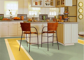 Кухонный пол: варианты покрытия