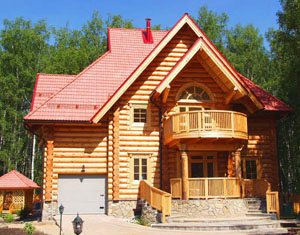 Деревяный домик