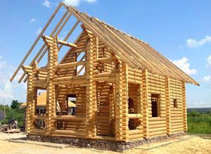 Постройка деревянного дома